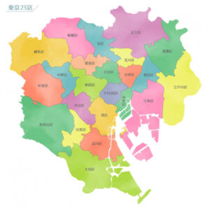 東京２３区地図